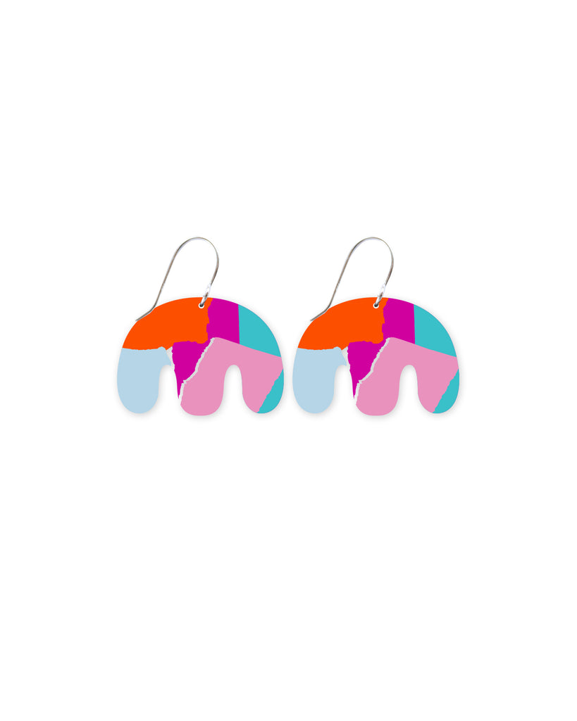 Bright Leah Quirky Shape Drop Earrings